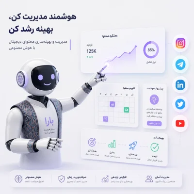 استفاده از هوش مصنوعی در بهینه‌سازی محتوا و مدیریت اکانت‌های شبکه‌های اجتماعی فارسی