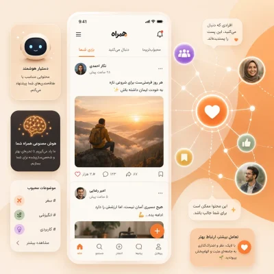 تاثیر هوش مصنوعی بر افزایش تعامل کاربران در اکانت‌های شبکه‌های اجتماعی فارسی