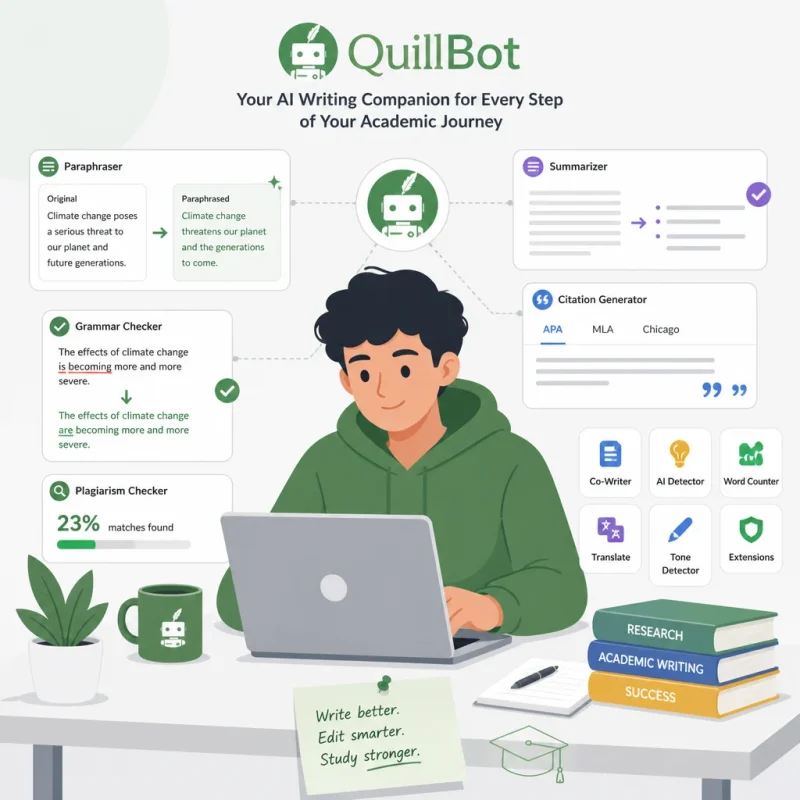 QuillBot برای دانشجویان چه کاربردهایی دارد؟
